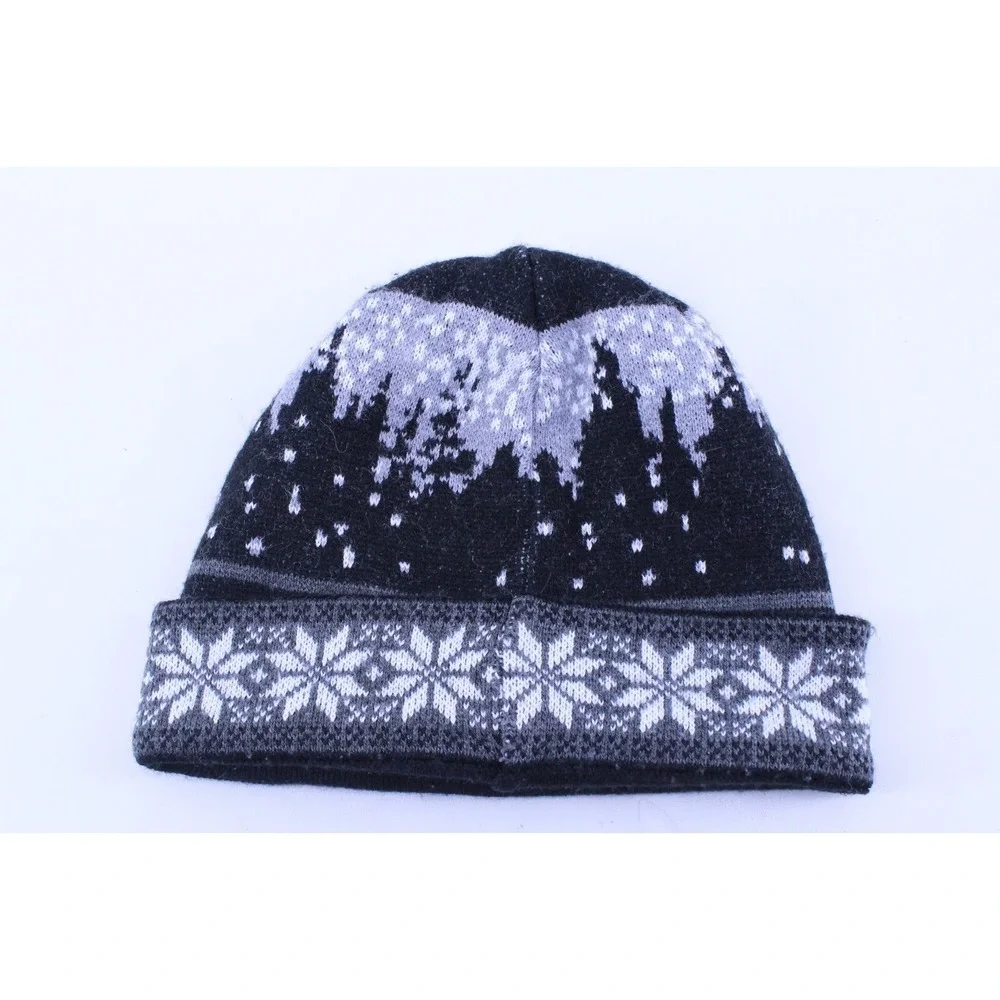 Bula Knit‎ Winter Hat Ski Snowboard Deer Scene with Snow